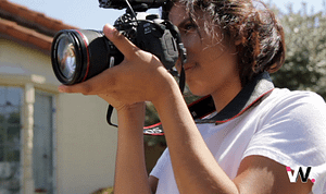 Women's Voices Now - Thank you for your donation Angie with Camera