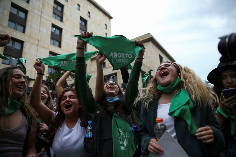 Colombia's constitutional court voted to decriminalize abortion until 24 weeks of gestation, in Bogota