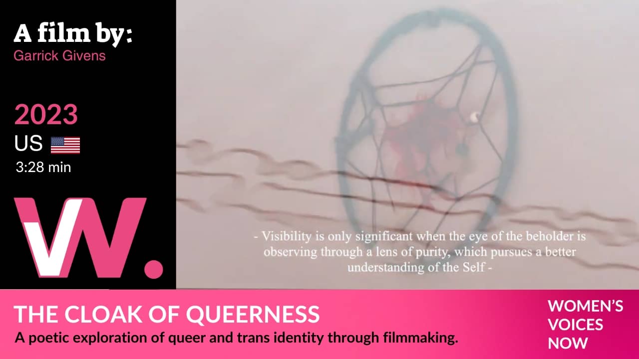 A poetic exploration of queer and trans identity through avant-garde filmmaking. Garrick Givens | United States | 2023 | 3:28 min