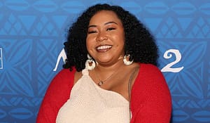 Dominique Brown attends the Los Angeles premiere of Moana 2 in Hollywood, California, on 25 November 2024. Photograph: Jesse Grant/Getty Images for Disney