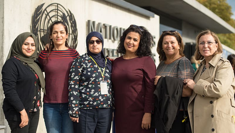 Slide 5 - Evidence Shows That When Women Are Included in Negotiations Peace Agreements Are More Likely to be Reached and Sustained - (Source_ Amal Kabashi)
