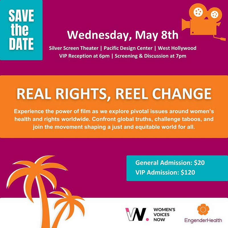 Real Rights, Reel Change - Pacific Design Center, 8687 Melrose Ave, West Hollywood, CA 90069