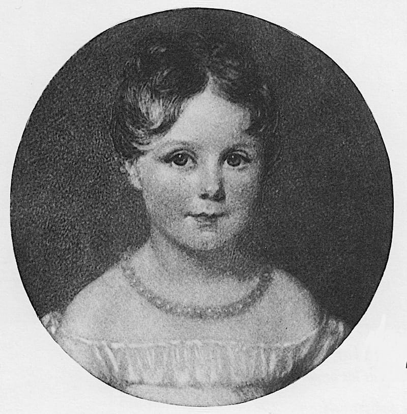 Miniature of Ada Byron, aged four