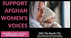 Support Afghan Women's Voices - September 2023 UCLA