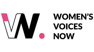 Women's Voices now. Social sharing image