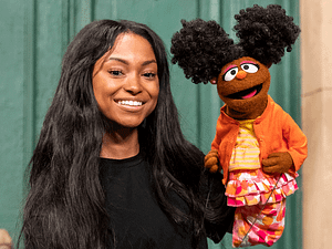 Megan Piphus is Sesame Street's First Black Female Puppeteer - Slide 1 (source-Zach Hyman_Sesame Workshop)
