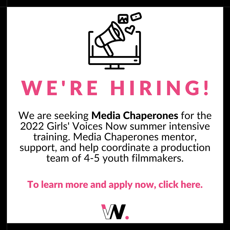 Join Us Media Chaperones - Women's Voices Now